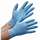 Scopo libero dei guanti M3.5G del nitrile della polvere blu eliminabile multi