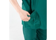 L'ospedale usa chirurgico medico sfrega i vestiti bruscamente collega il collo a V con un manicotto 100% del cotone