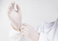 Protezione libera del commestibile del lattice della polvere elastica trasparente eliminabile medica dei guanti