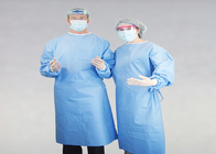L'abito chirurgico eliminabile non tessuto ha rinforzato l'ospedale blu Spunlace