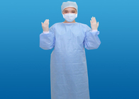 L'abito chirurgico eliminabile non tessuto ha rinforzato l'ospedale blu Spunlace