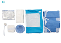 Il pacchetto cardiovascolare chirurgico eliminabile ha messo sterilizzato per coprire Kit With Reinforced Gown