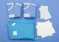 Pacchetto chirurgico del pacchetto del tessuto di SMS del pacchetto di procedura di TUR di urologia eliminabile paziente essenziale chirurgica verde sterile della laminazione