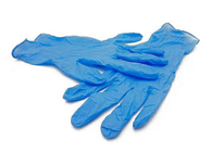Guanti medicali usa e getta in nitrile blu Guanti per esami di sicurezza senza polvere
