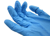 Guanti medicali usa e getta in nitrile blu Guanti per esami di sicurezza senza polvere