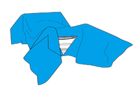 La ginecologia chirurgica eliminabile copre la dimensione blu 230*330 cm di colore o la personalizzazione