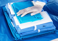Pacchetto chirurgico del pacchetto del tessuto di SMS del pacchetto di procedura di TUR di urologia eliminabile paziente essenziale chirurgica verde sterile della laminazione