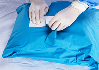 Pacchetto chirurgico eliminabile paziente di procedura del pacchetto di SMS della laminazione essenziale chirurgica verde sterile cardiovascolare del tessuto