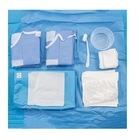 Imballaggi chirurgici medicinali usa e getta con imballaggio individuale e tessuto non tessuto