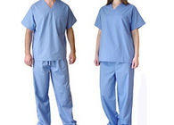 Sfrega la progettazione unisex delle uniformi dell'abbigliamento del cappotto impermeabile medico medico del laboratorio