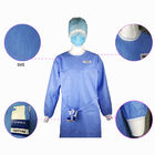 Norma tricottata eliminabile impermeabile della manica del polsino del vestiario di protezione di Sms dell'abito chirurgico