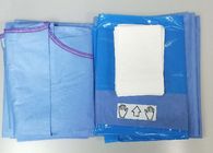 Pacchetti chirurgici su ordinazione verticali con isolamento eliminabile degli asciugamani del supporto della metropolitana