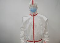 Abito chirurgico non tessuto eliminabile medico impermeabile tricottato di isolamento del vestito di protezione del polsino