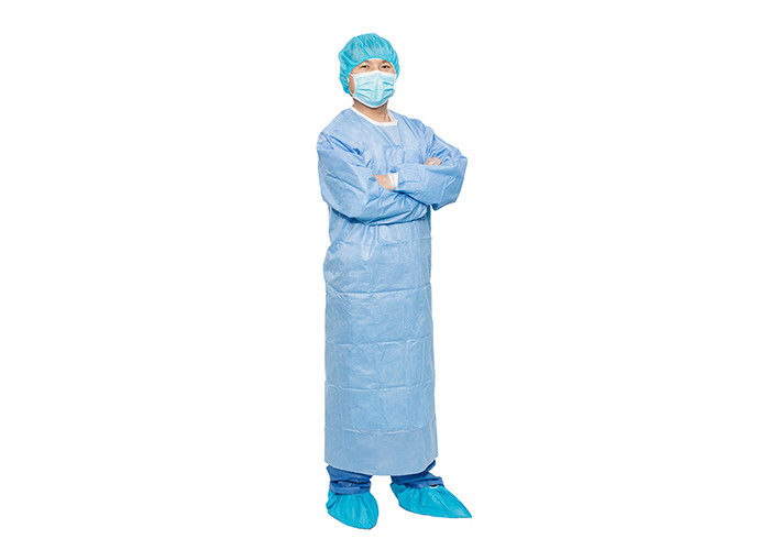 Il Livello blu non tessuto sterile 3 di AAMI ha rinforzato l'abito chirurgico