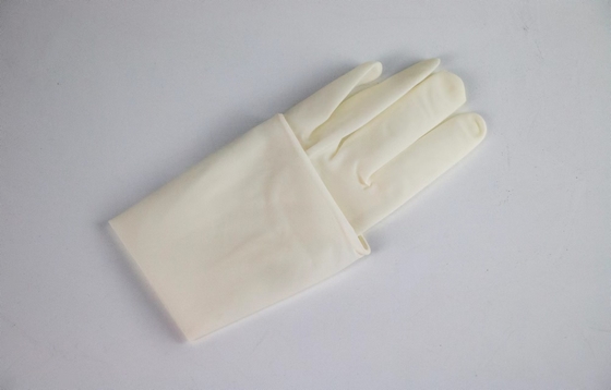 Colore su misura lattice sterile eliminabile chirurgico medico dei guanti della mano