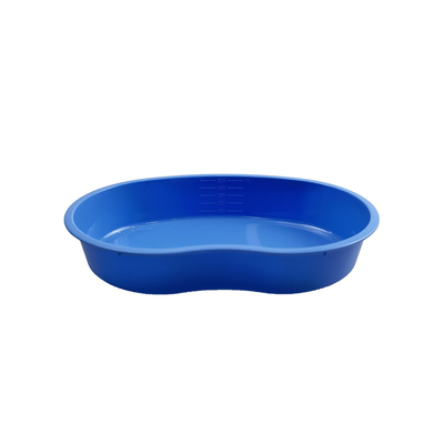Il piatto eliminabile blu di plastica del rene per l'ospedale e la clinica usano il peso leggero 6000ml