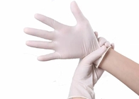 I guanti eliminabili dell'esame medico del lattice 24cm spolverizzano liberamente