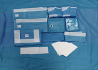 Pacchetto chirurgico eliminabile paziente della laminazione essenziale chirurgica verde sterile del pacchetto del tessuto di SMS del pacchetto di procedura dell'anca