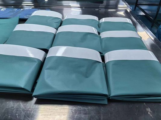 Viscose verde laminato non tessuto Basic personalizzare pacchetto chirurgico per l' ospedale