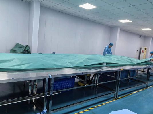 Viscose verde laminato non tessuto Basic personalizzare pacchetto chirurgico per l' ospedale