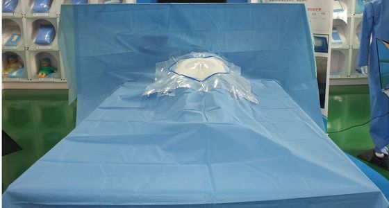 Pack sterile monouso non tessuto per intervento chirurgico cesareo/ Pack per intervento chirurgico cesareo