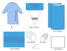 Sterile Disposable Nonwoven Fabric Surgical Pack Delivery Set OB Pack Kit Chirurgico