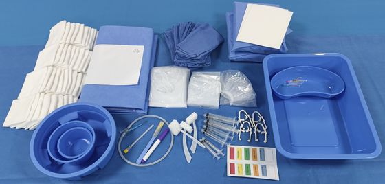 Imballaggio chirurgico monouso per l' angiografia / imballaggio chirurgico per interventi chirurgici Sterile
