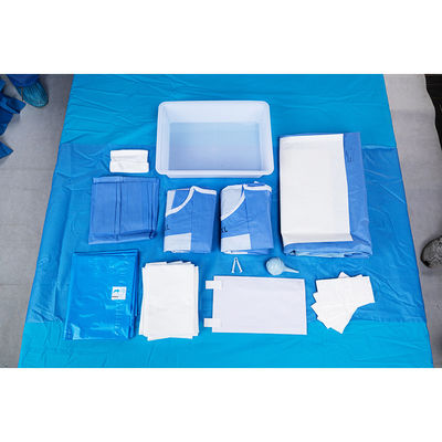 Sterile C-sezione chirurgica pacchetto Set cesareo pacchetto chirurgico Cesareo Set drape