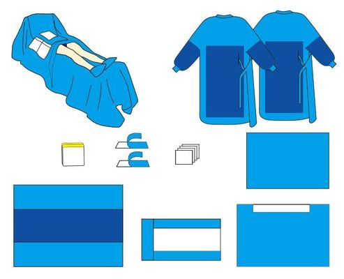 Set chirurgici sterili in tessuto non tessuto, 1000 pezzi MOQ