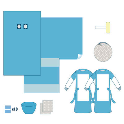 Imballaggi chirurgici usa e getta Tessuti non tessuti Sterili 1000 pezzi MOQ