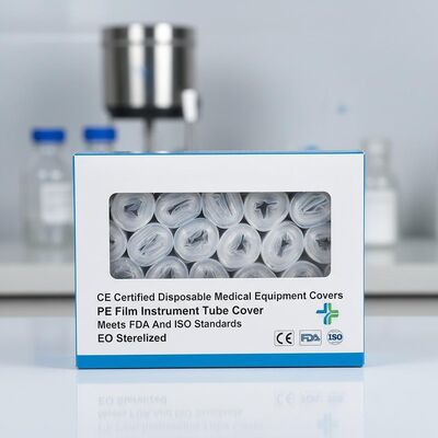 Equipaggiamento medico usa e getta certificato CE copre PE film copertura tubo strumento soddisfa FDA e ISO standard EO sterilizzato