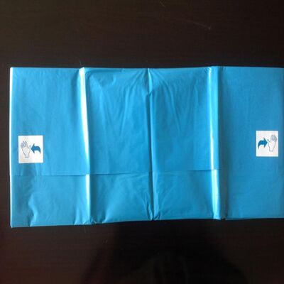 Set chirurgici monouso senza fori di sutura, durata di conservazione 3 anni e rinforzo assorbente nelle zone critiche per la protezione sterile