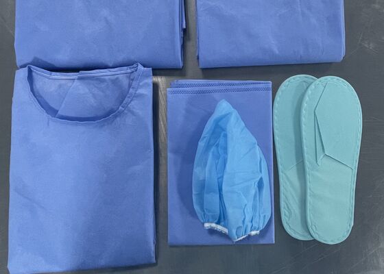 Kit di preparazione pre-operatoria per pazienti chirurgici usa e getta con SMS/SPP Non tessuto di dimensioni universali personalizzato e certificato CE ISO13485.
